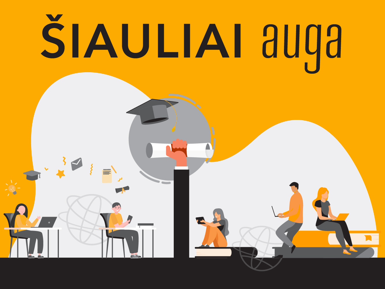Startavo Šiaulių regiono pagalbos abiturientams iniciatyva „Šiauliai auga“ – kviečiame prisijungti visus Šiaulių miesto abiturientus!