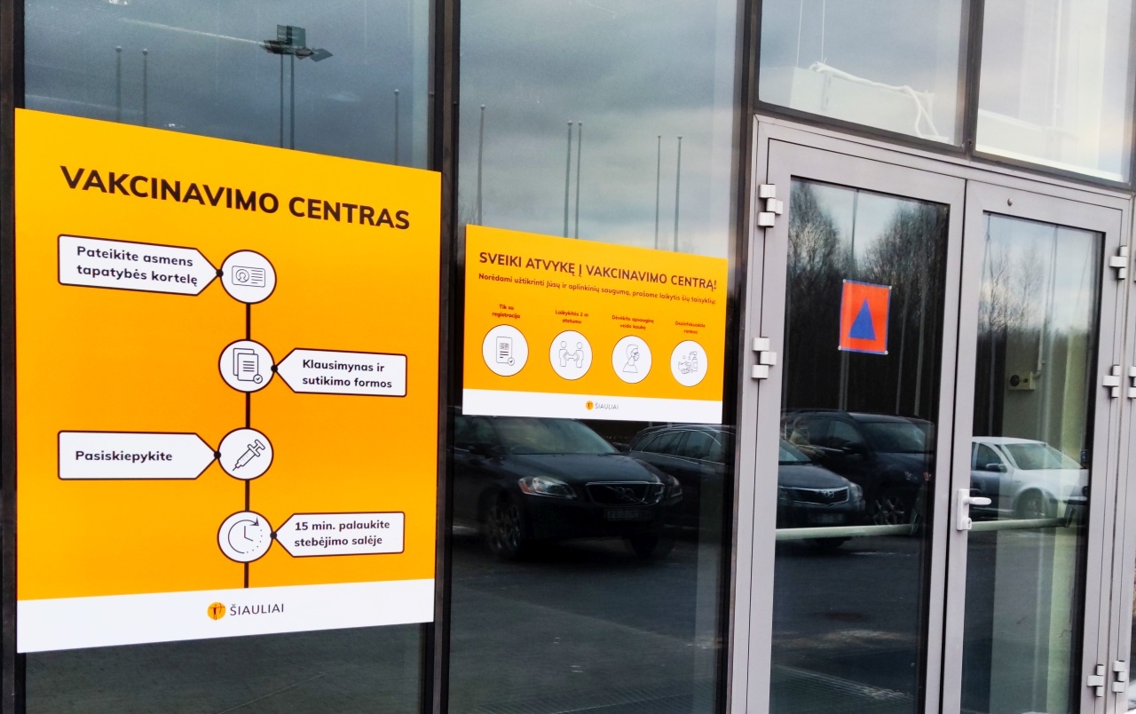 Išskirtinė galimybė Šiauliuose pasiskiepyti be išankstinės registracijos!