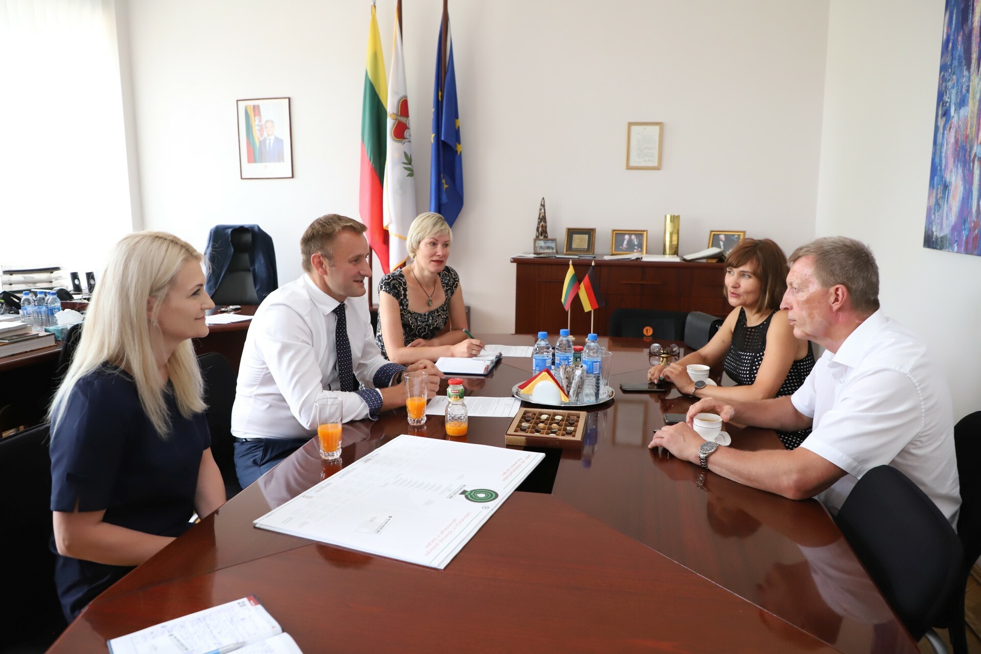 Šiaulių meras susitiko su miesto partnerio – Plaueno (Vokietija) atstovu