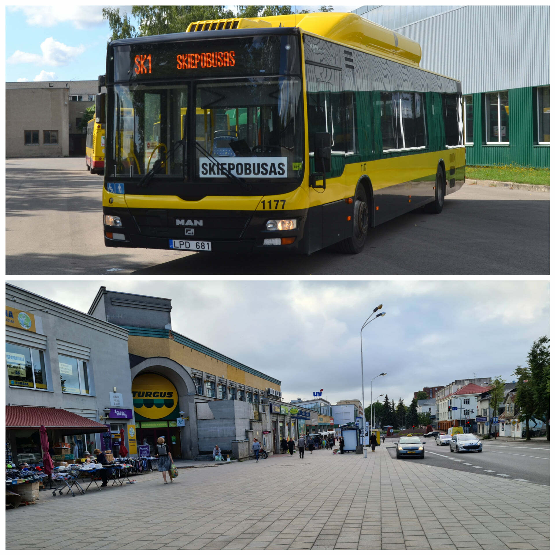 Skiepobusas šeštadienį šiauliečių lauks prie Šiaulių centrinio turgaus!