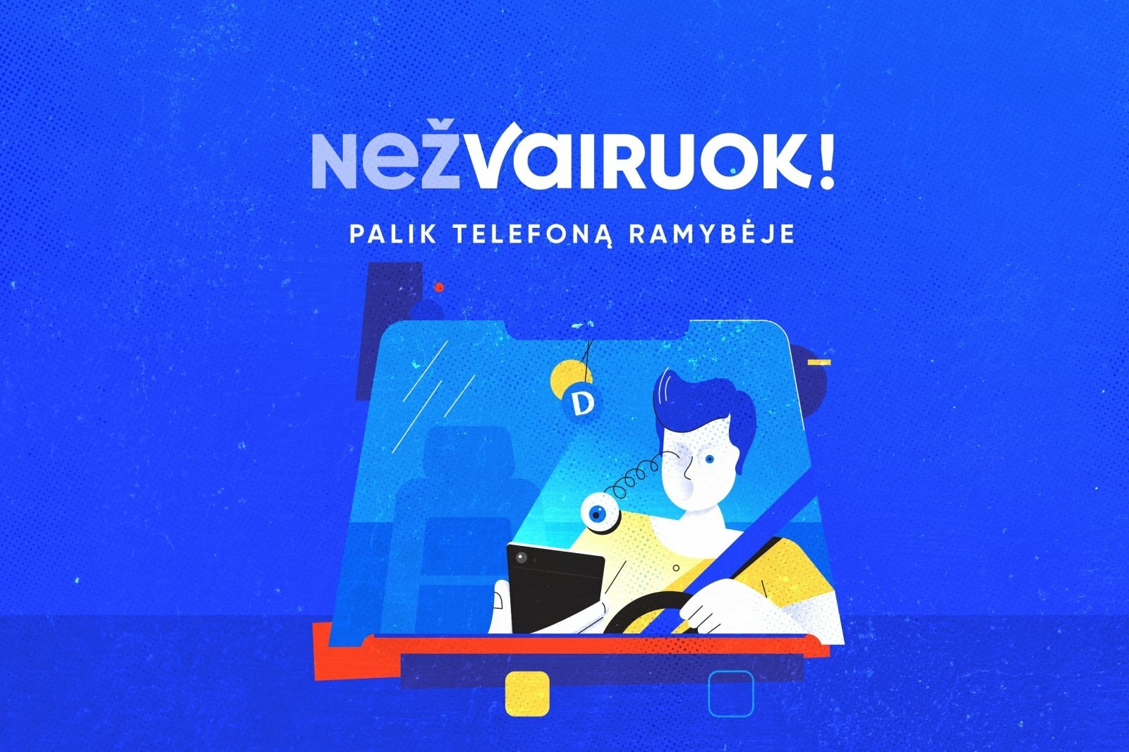 "Delfi" socialinio projekto "NežVairuok" nuotrauka