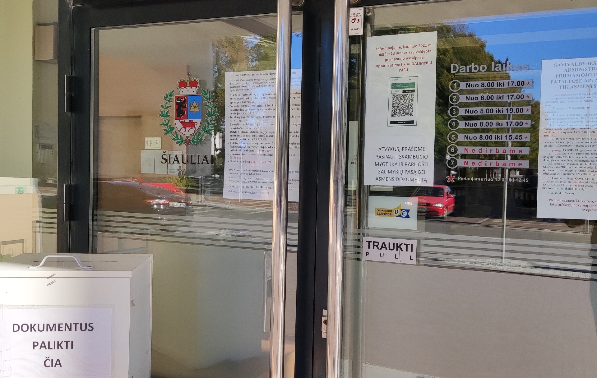Šiauliečių aptarnavimo tvarka Šiaulių miesto savivaldybės administracijoje
