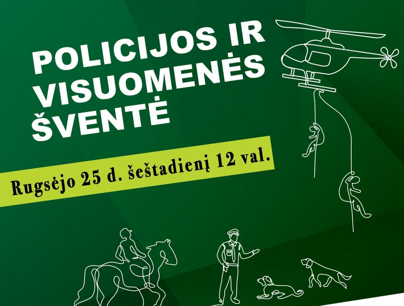 Po 13 metų respublikinė policijos ir visuomenės šventė sugrįžta į Šiaulius