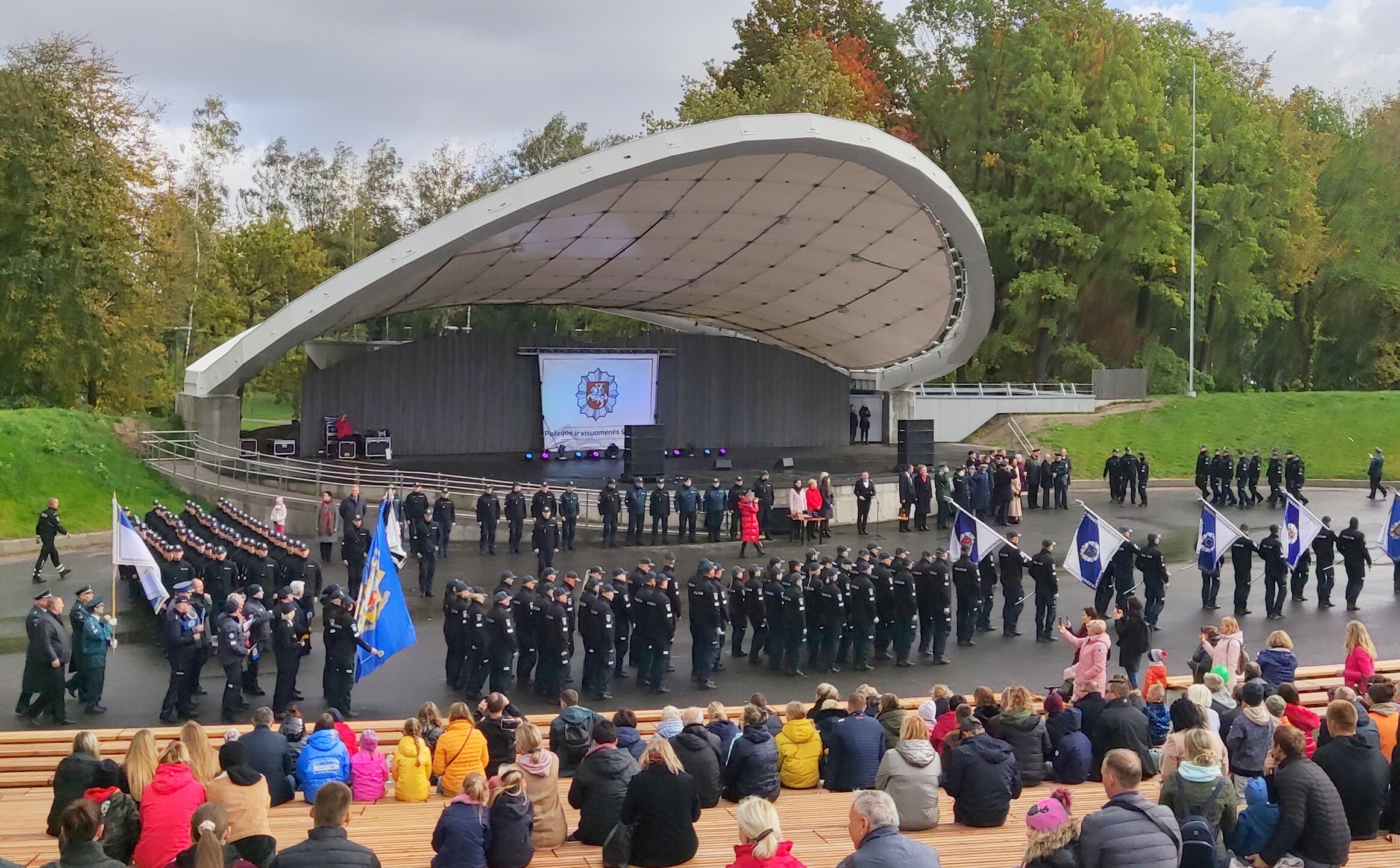 Šiauliuose – ypač gausios šventiškai nusiteikusios policijos pajėgos