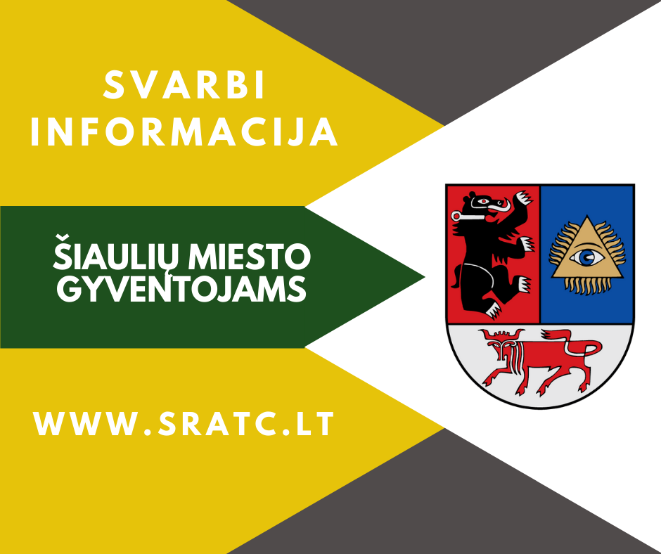 Maisto atliekų surinkimo bandomasis projektas „#Aš Pats. Planuoju. Valgau. Rūšiuoju. Saugau“ Šiauliuose nuo spalio 11 d.