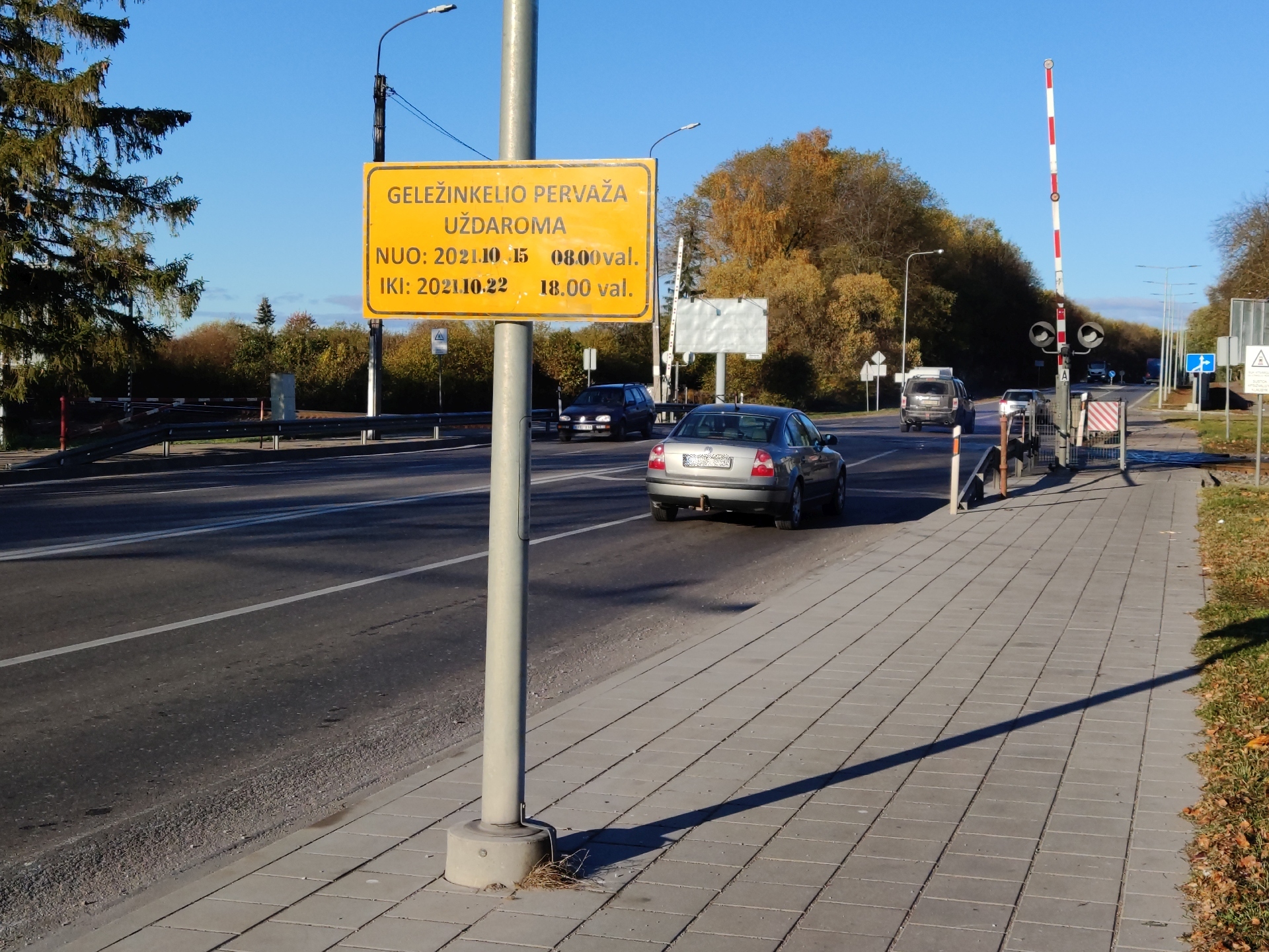 Vairuotojų dėmesiui! Uždaroma Vilniaus g. (Kuršėnkelio) pervaža