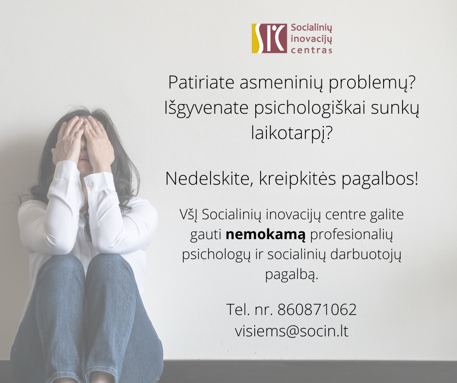 Pagalba patiriantiems asmeninių problemų