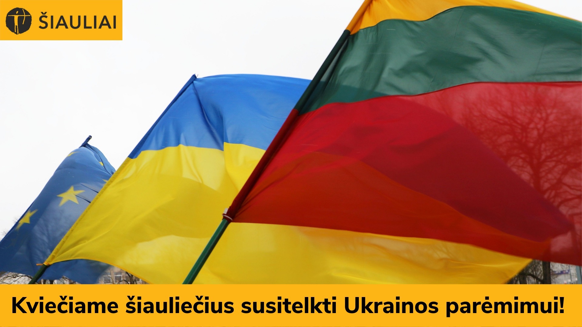 Kviečiame susitelkti Ukrainos parėmimui!