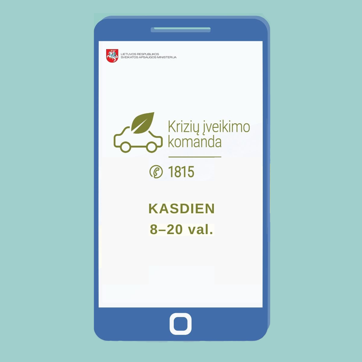 Mobilioji psichologinių krizių įveikimo komanda pasiruošusi padėti