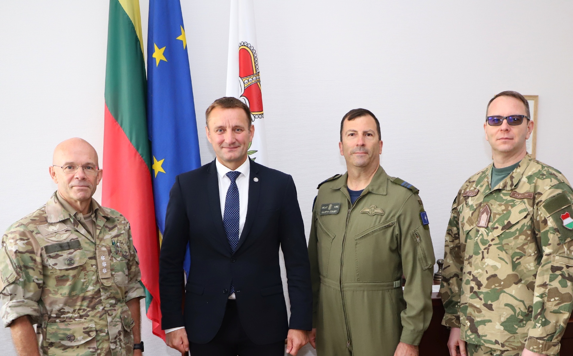 NATO integravimo pajėgų Lietuvoje vado Peter Nielsen vizitas