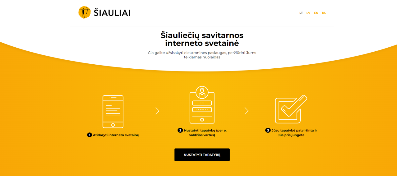Jūsų patogumui - elektroninių paslaugų platforma ManoSiauliai