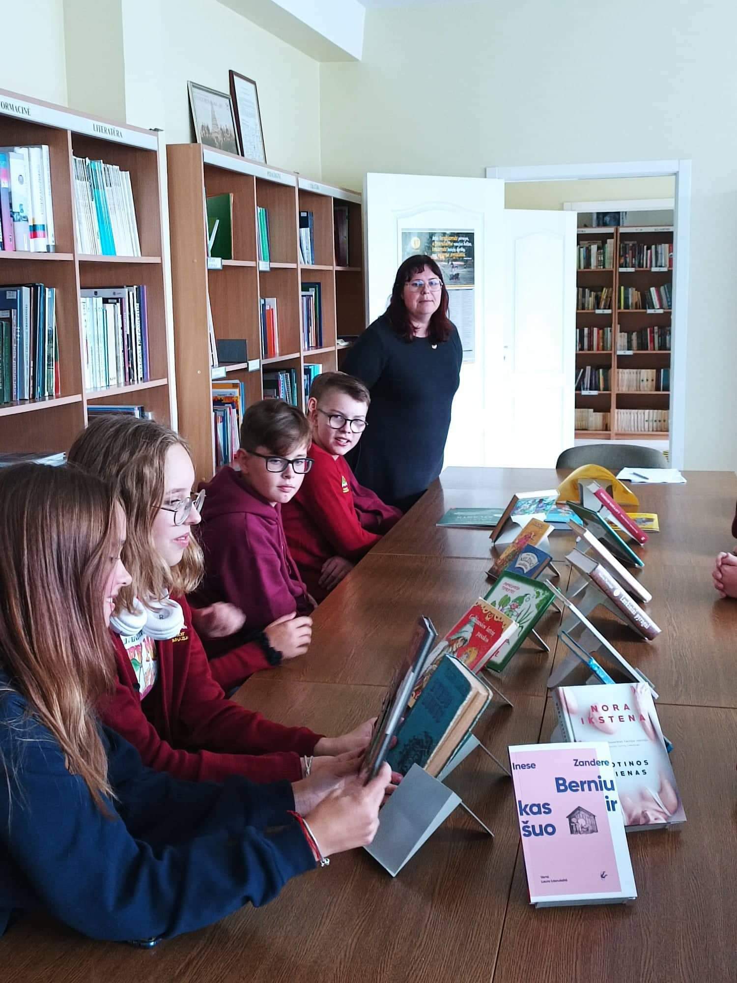 Tarptautinis mokyklų bibliotekų projektas ,,Baltų literatūros savaitė’’ „Romuvos“ progimnazijoje