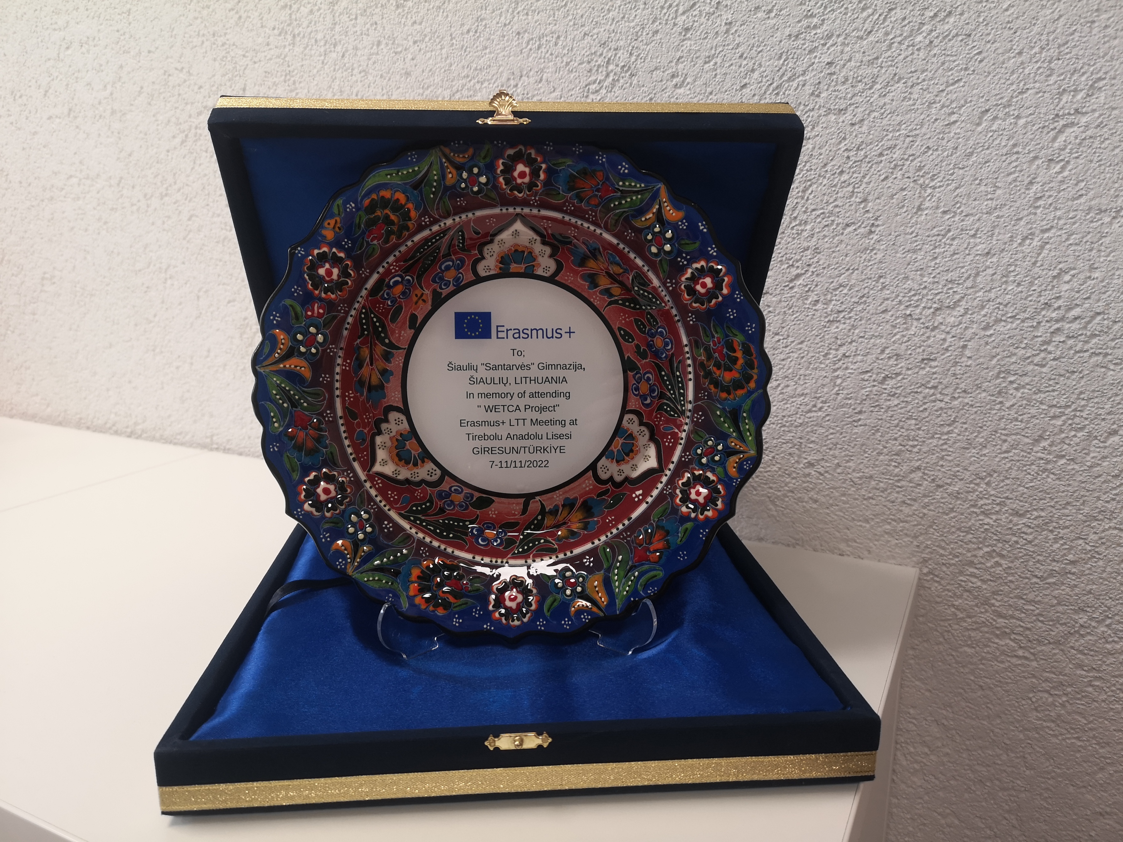 Tarptautinio švietimo mainų fondo „ERASMUS+“ projekto „Wedding Traditions, Cultural Awareness“, dalyvių patirtis Turkijoje