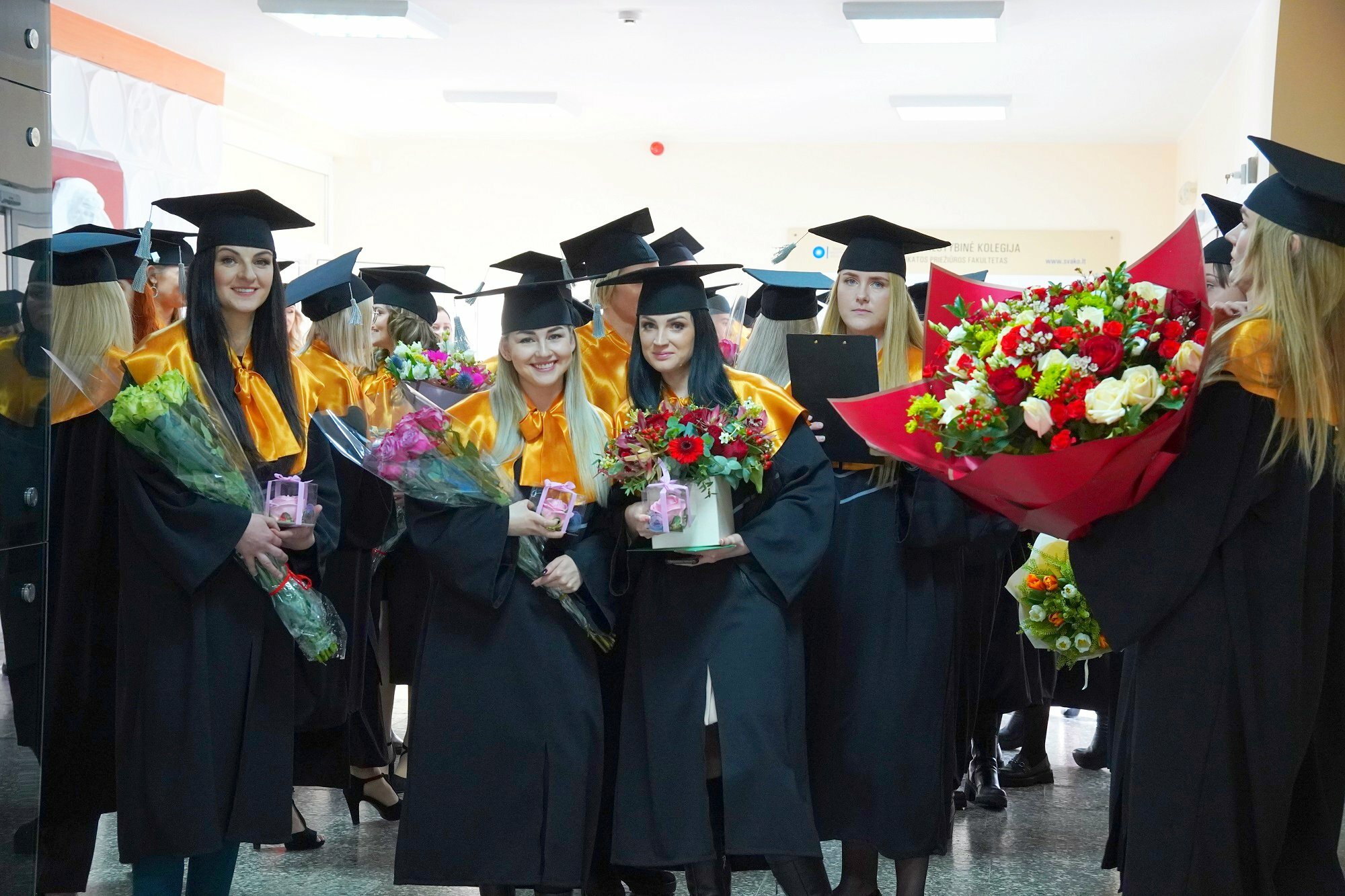 Bendrosios praktikos slaugos studentams įteikti diplomai