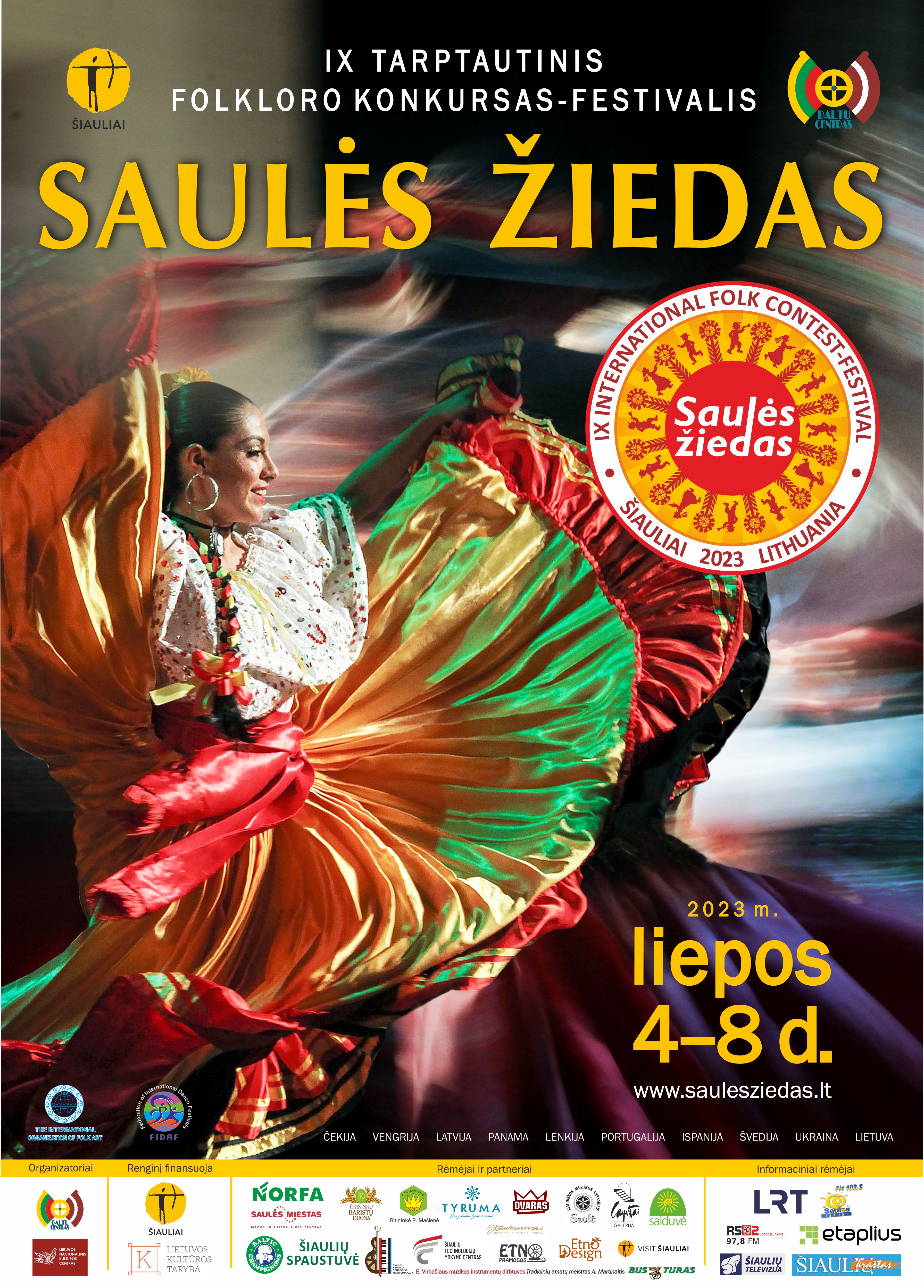 Šiauliuose skleisis tarptautinis folkloro festivalis-konkursas „Saulės žiedas“