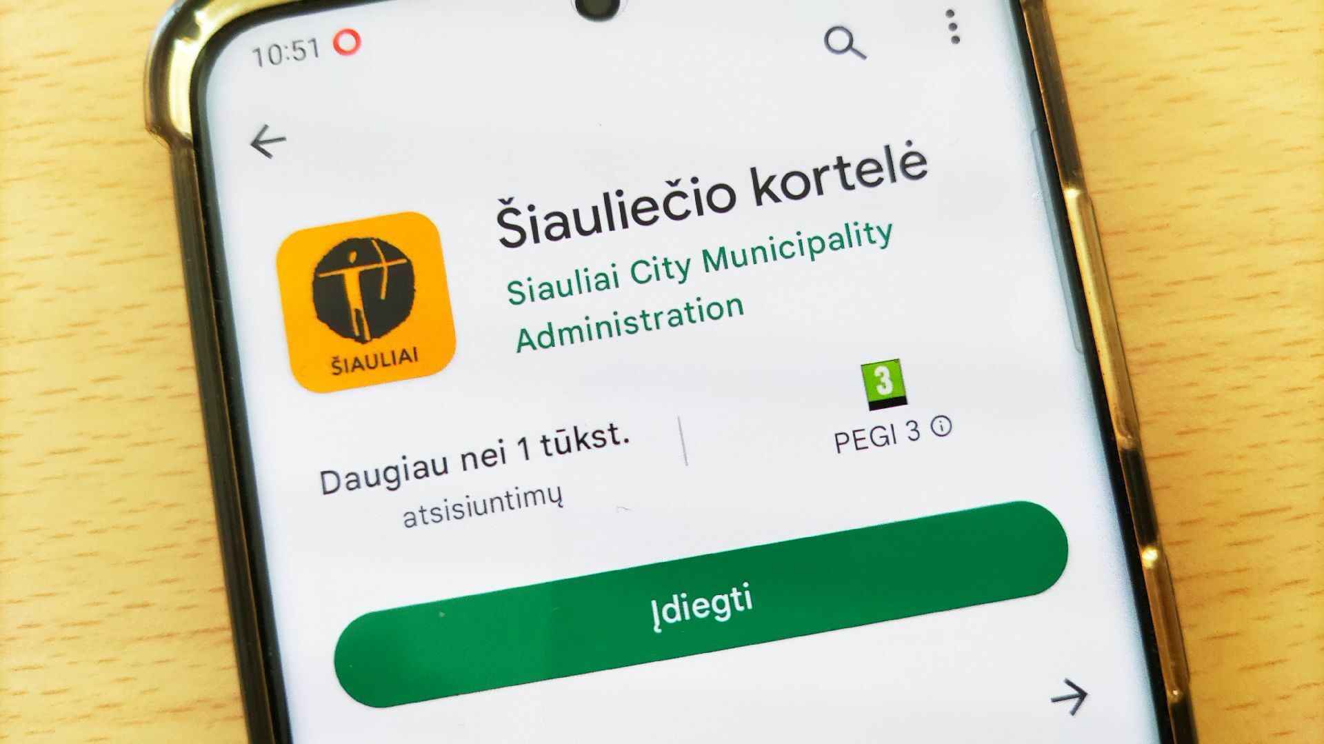 Šiaulių miesto gyventojų patogumui – mobilioji programėlė „Šiauliečio kortelė“