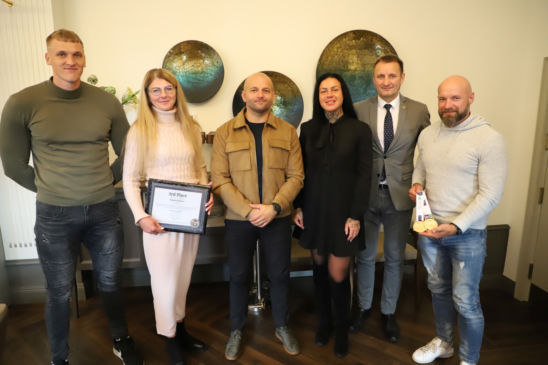 Pasveikinti pasaulio čempionais tapę Šiaulių ugniagesiai!