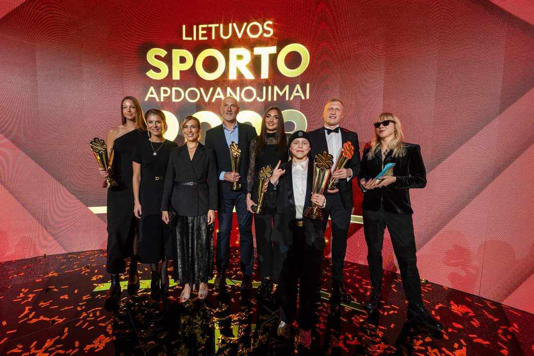 Iškilmingoje Lietuvos sporto apdovanojimų ceremonijoje sužibėjo Šiauliai