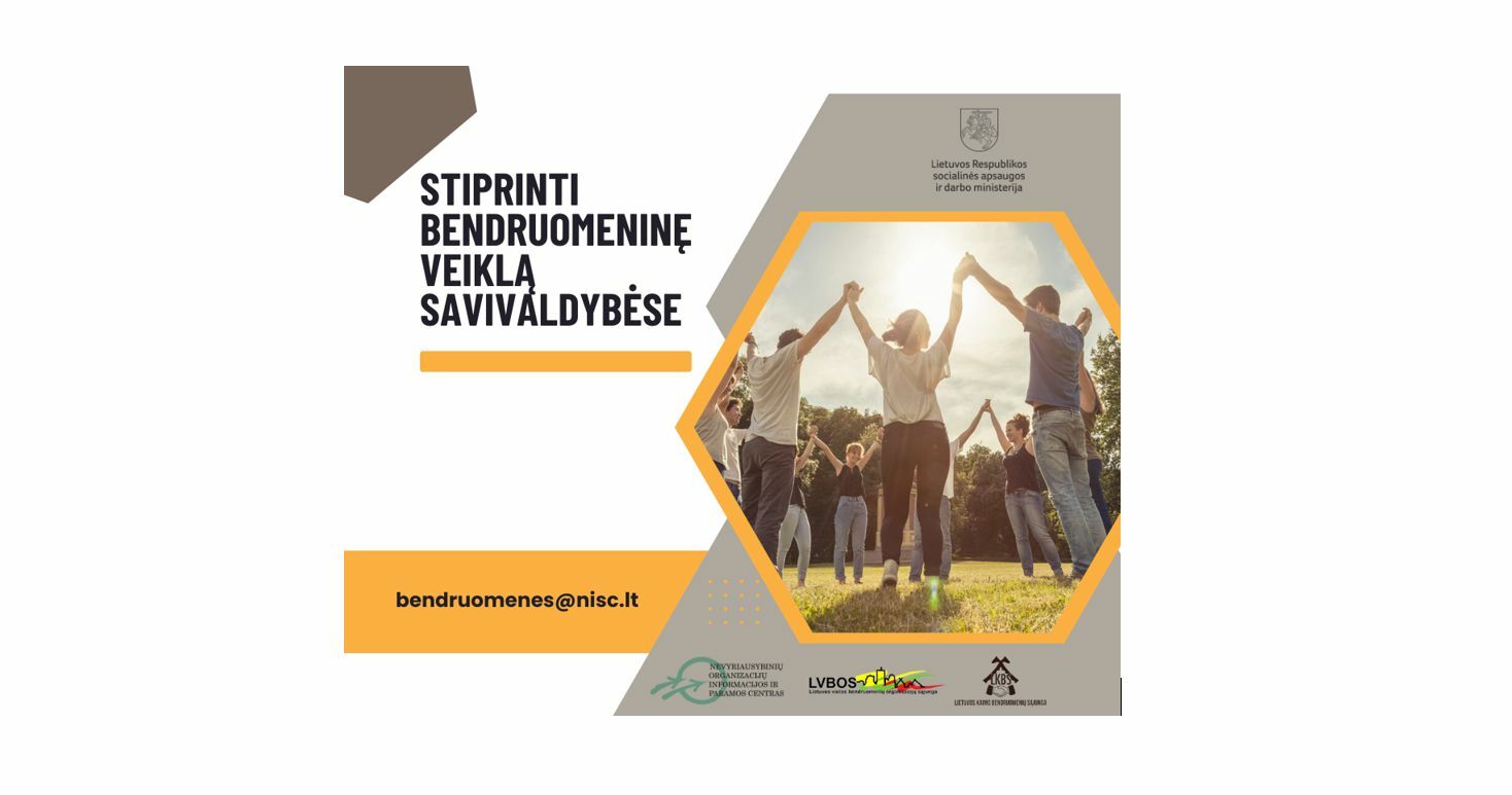 Kviečiame Šiaulių m. savivaldybės bendruomenines organizacijas teikti paraiškas projektams