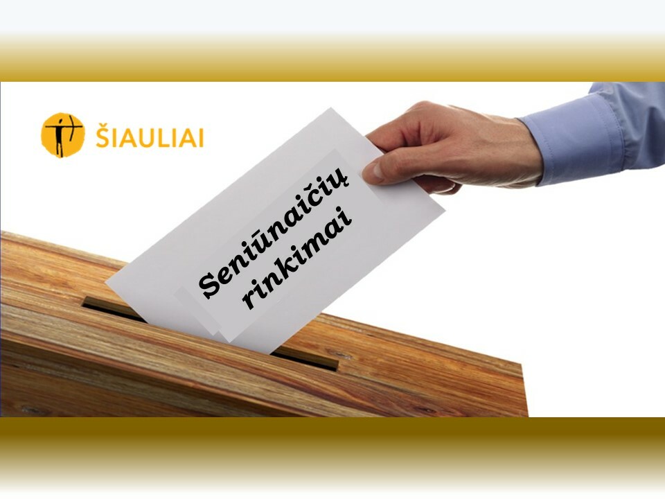 Kviečiame tapti Šiaulių miesto seniūnaičiais!