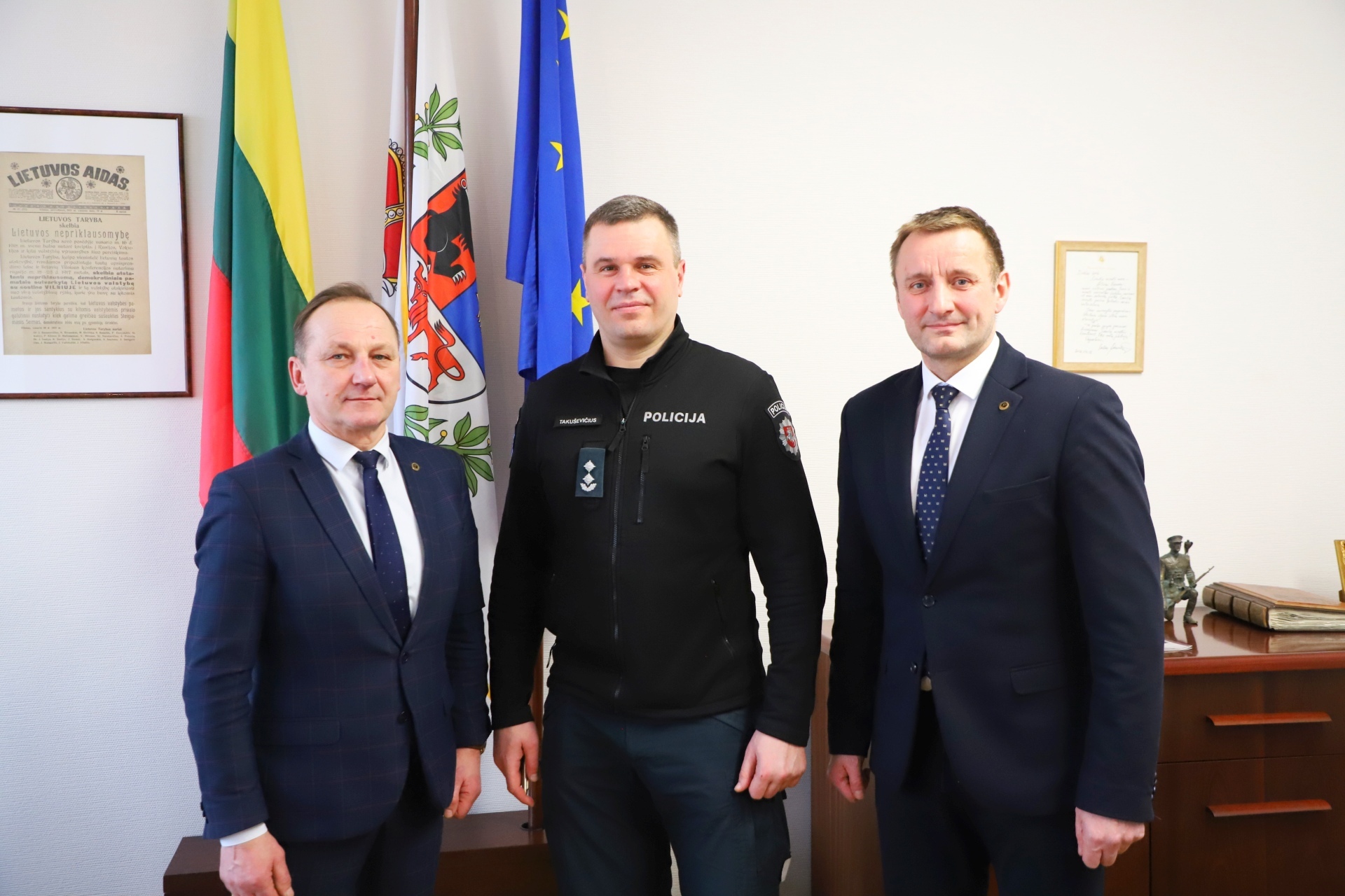 Sutarta dėl sistemingų policijos vizitų mokyklose