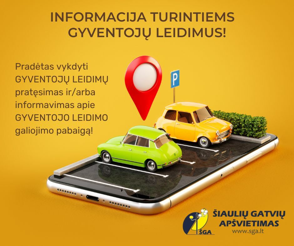 Baigiasi leidimas automobilio stovėjimui? Sužinokite, ką daryti