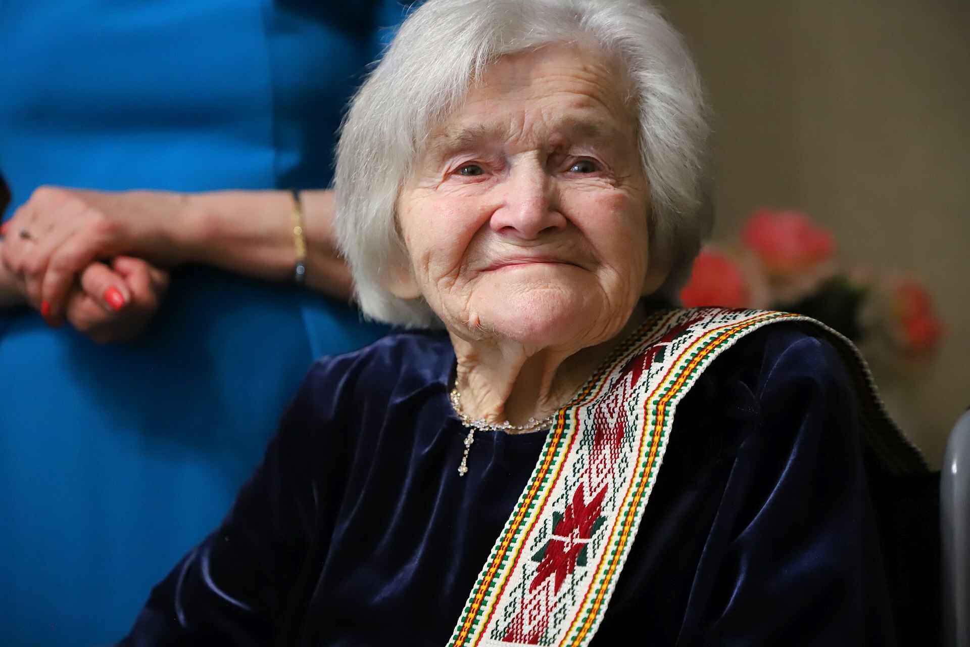 Šimtametė sau ir visiems linkėjo taikios padangės