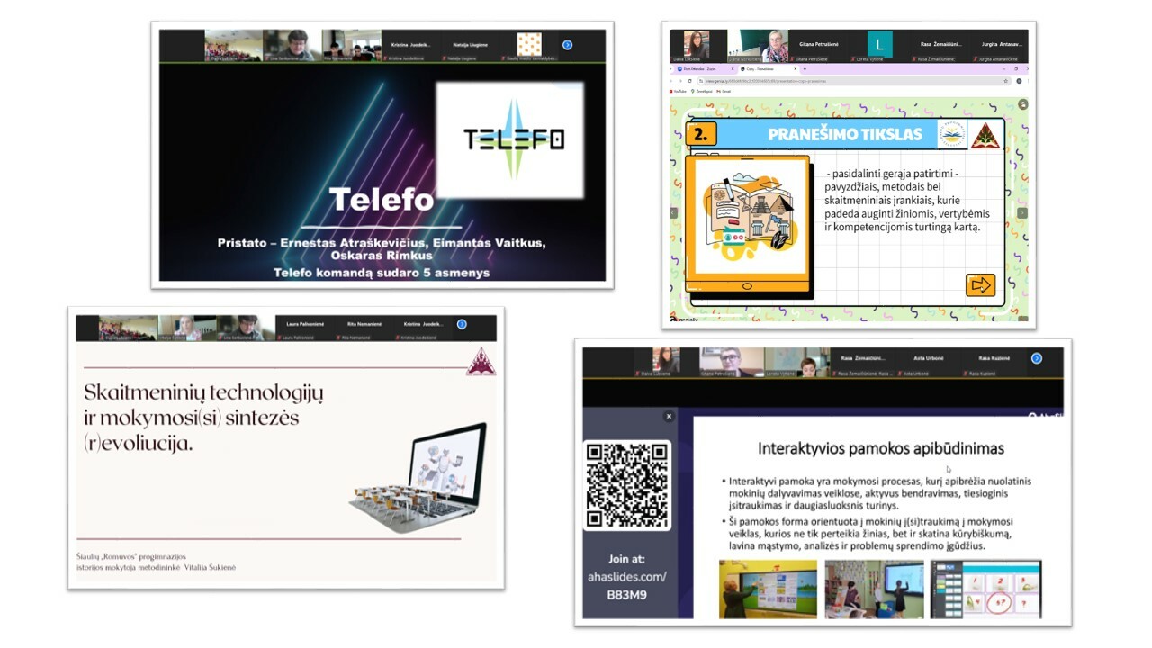 VII respublikinė metodinė — praktinė bendrojo ugdymo mokyklų mokytojų ir mokinių konferencija „Skaitmeninės technologijos mokymosi veikloje: mokytojų įžvalgos ir mokinių patirtys“