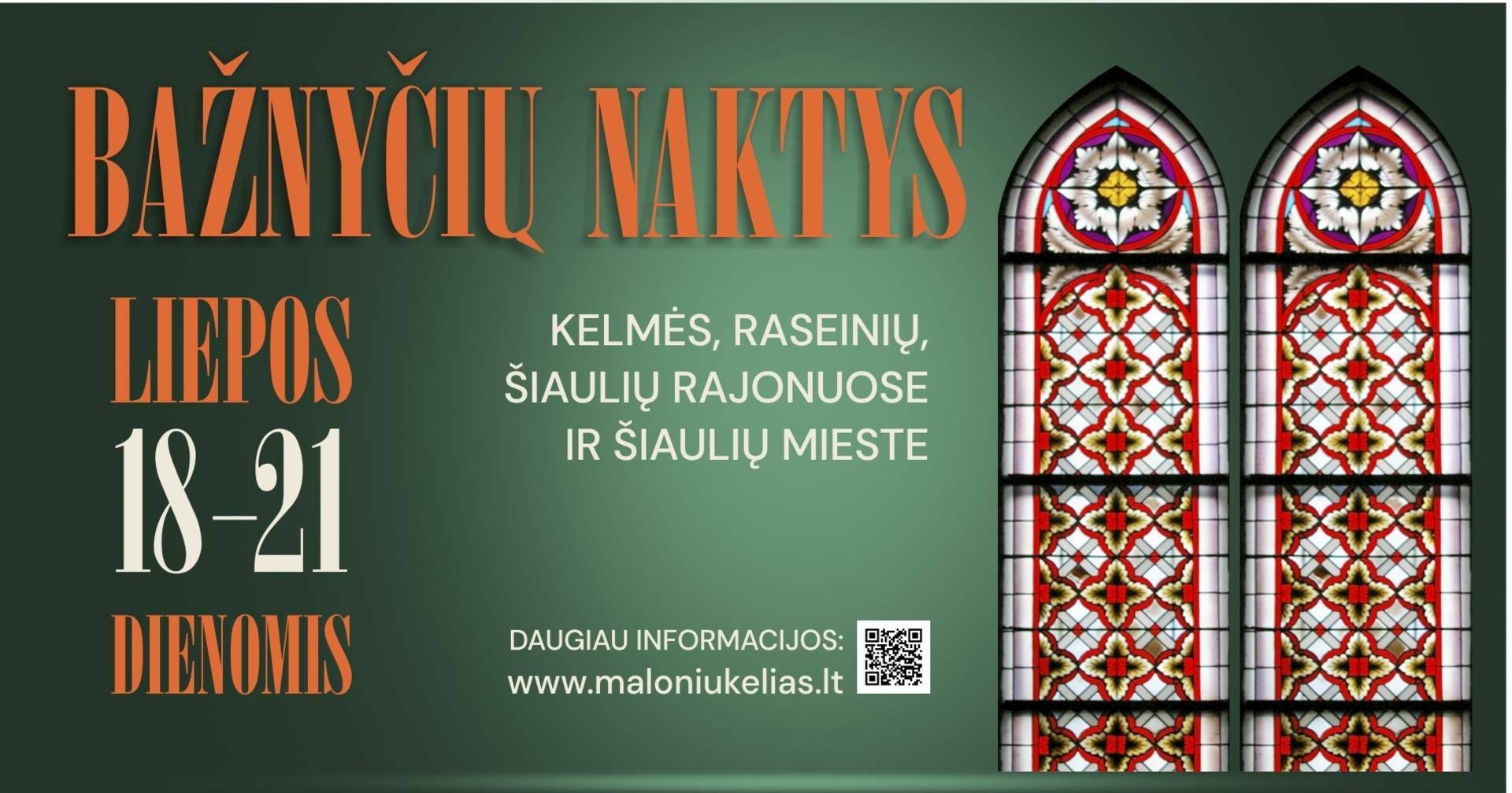 Ketvirtosios „Bažnyčių naktys“ vėl kvies keliauti, klausyti, pažinti ir džiaugtis