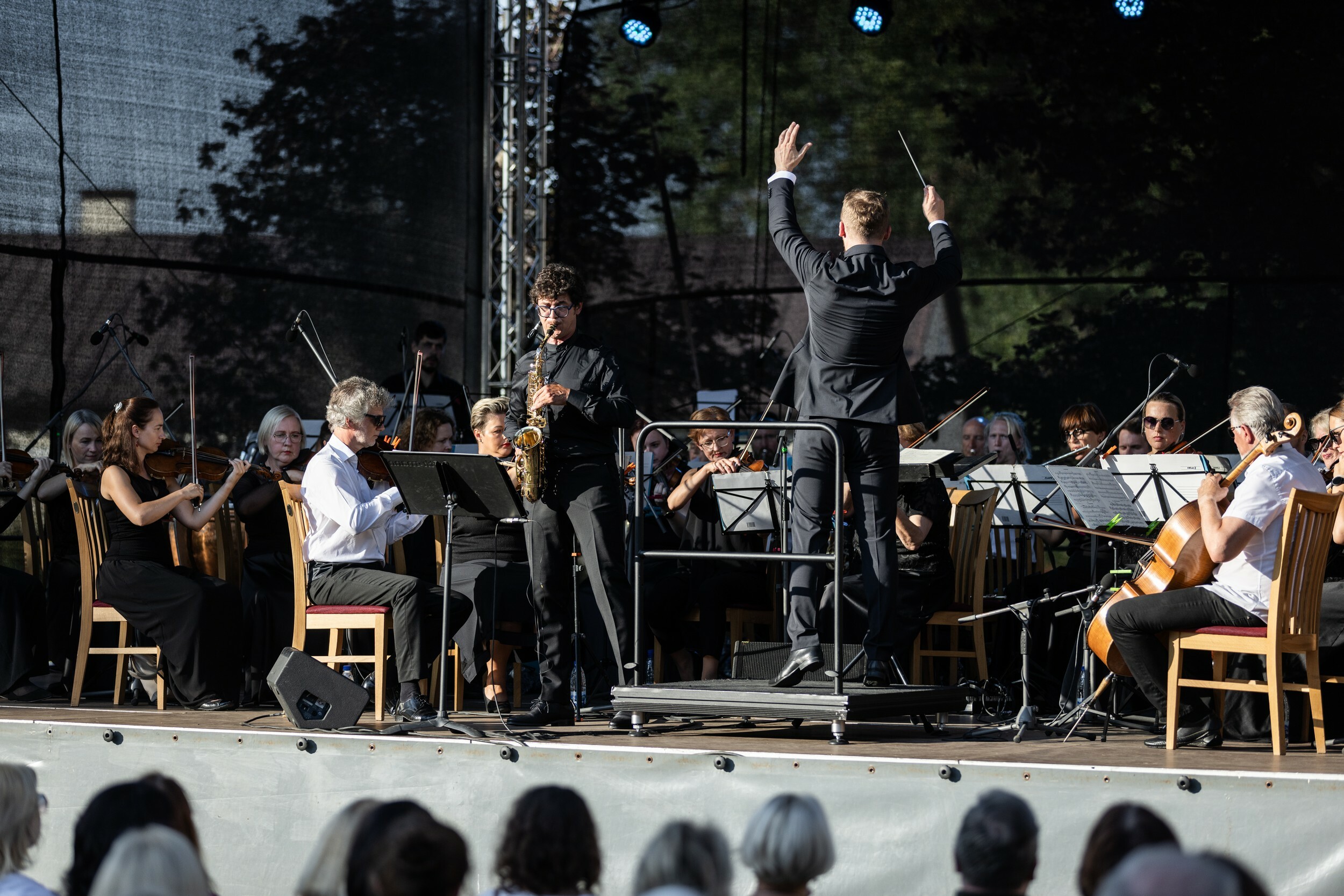 Su simfoninio orkestro didybe uždarytas XXI tarptautinis Chaimo Frenkelio vilos vasaros festivalis