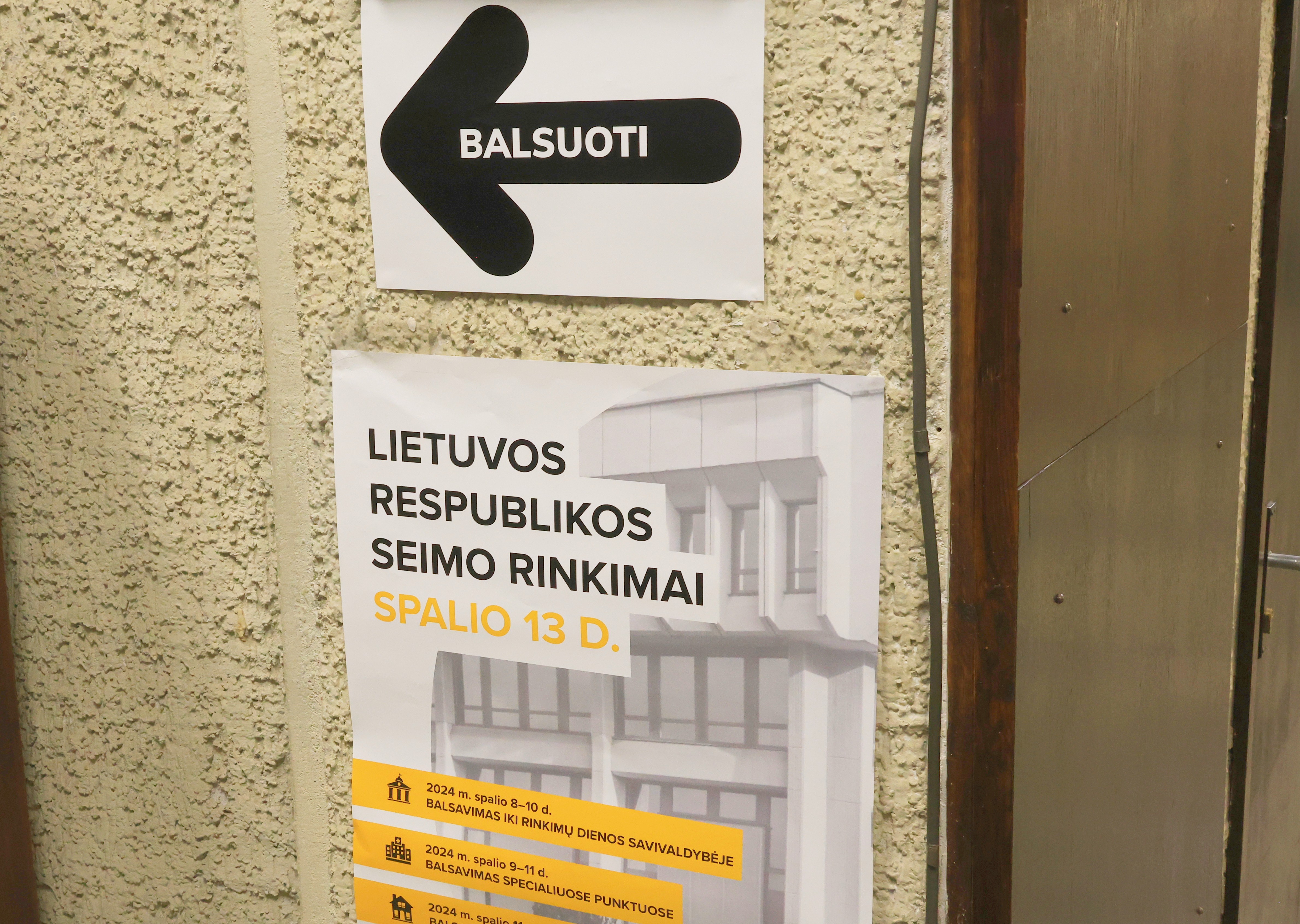 Prasideda balsavimas Seimo rinkimuose
