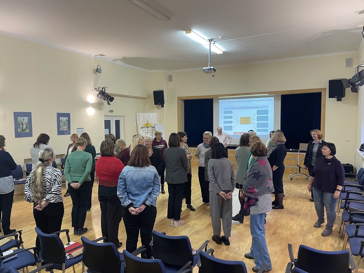 Startavo projekto „Tūkstantmečio mokyklos I“ Kokybės vadybos sistemos „Nuolatinis tobulinimas švietime“ mokymai Šiaulių miesto bendrojo ugdymo mokyklų pedagoginiams darbuotojams