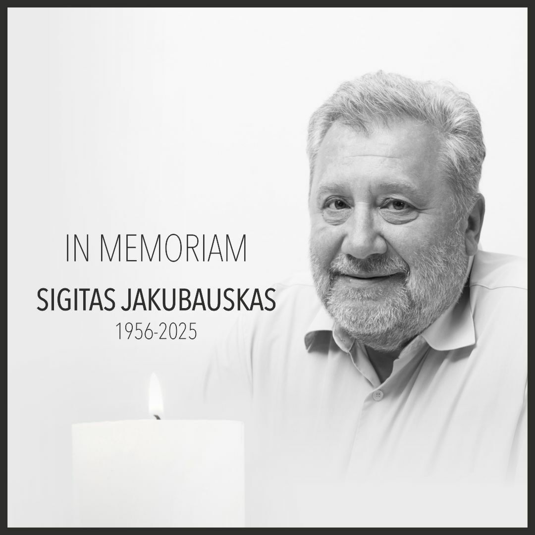 In memoriam aktoriui Sigitui Jakubauskui (1956 04 15-2025 01 08)