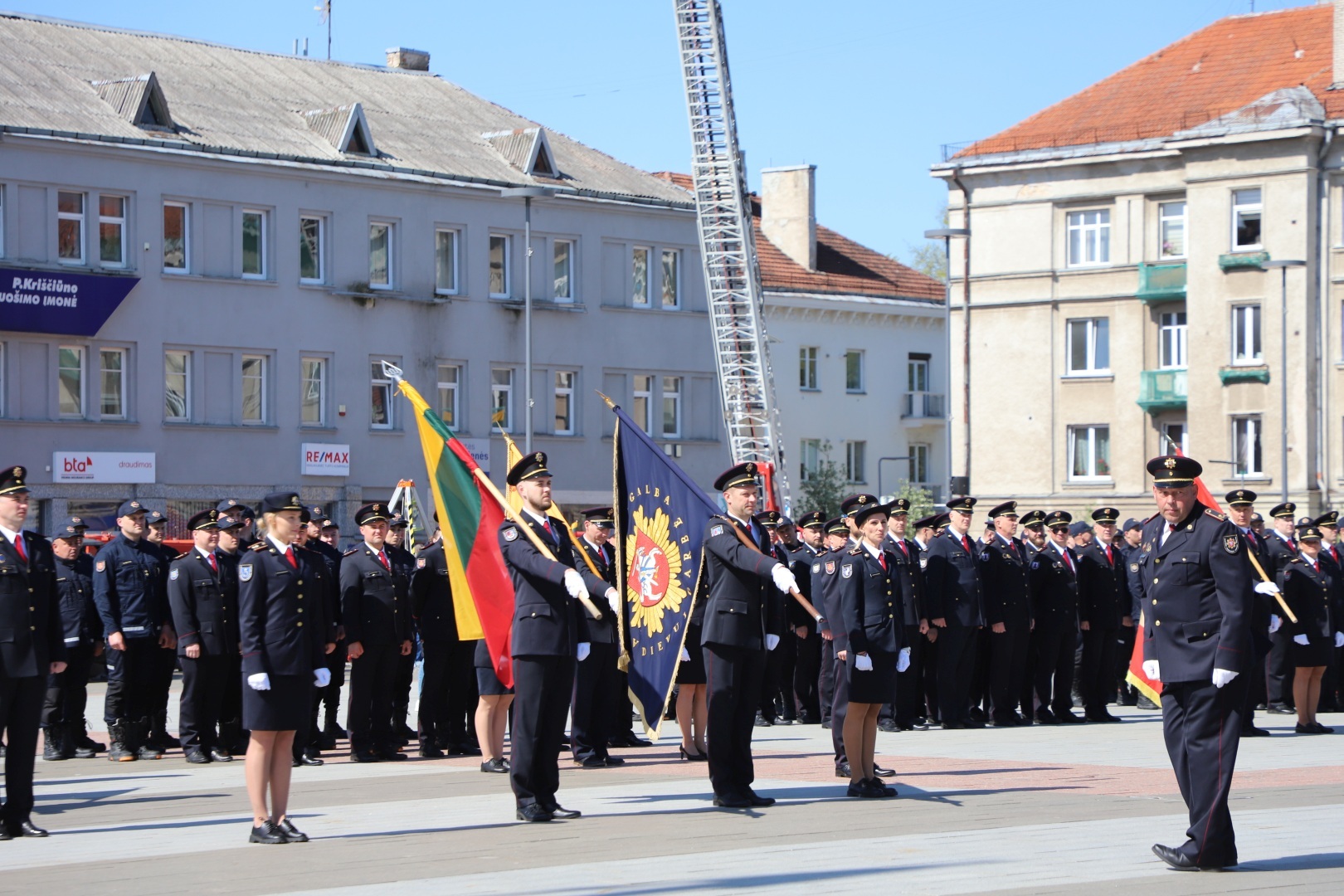 Šiauliuose iškilmingai paminėta ugniagesių globėjo Šv. Florijono diena
