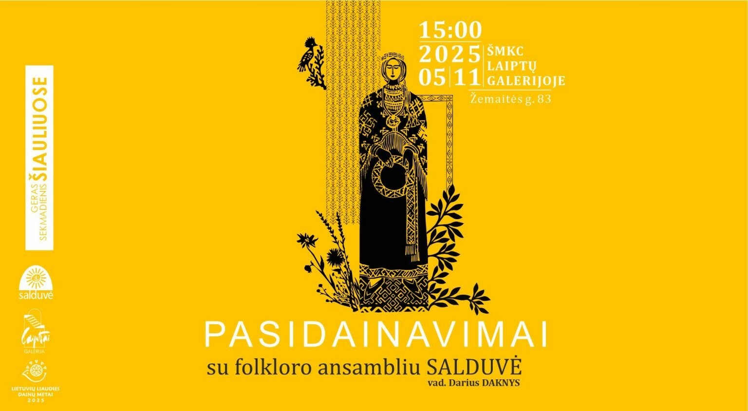 Kviečiame į pasidainavimus su folkloro ansambliu SALDUVĖ