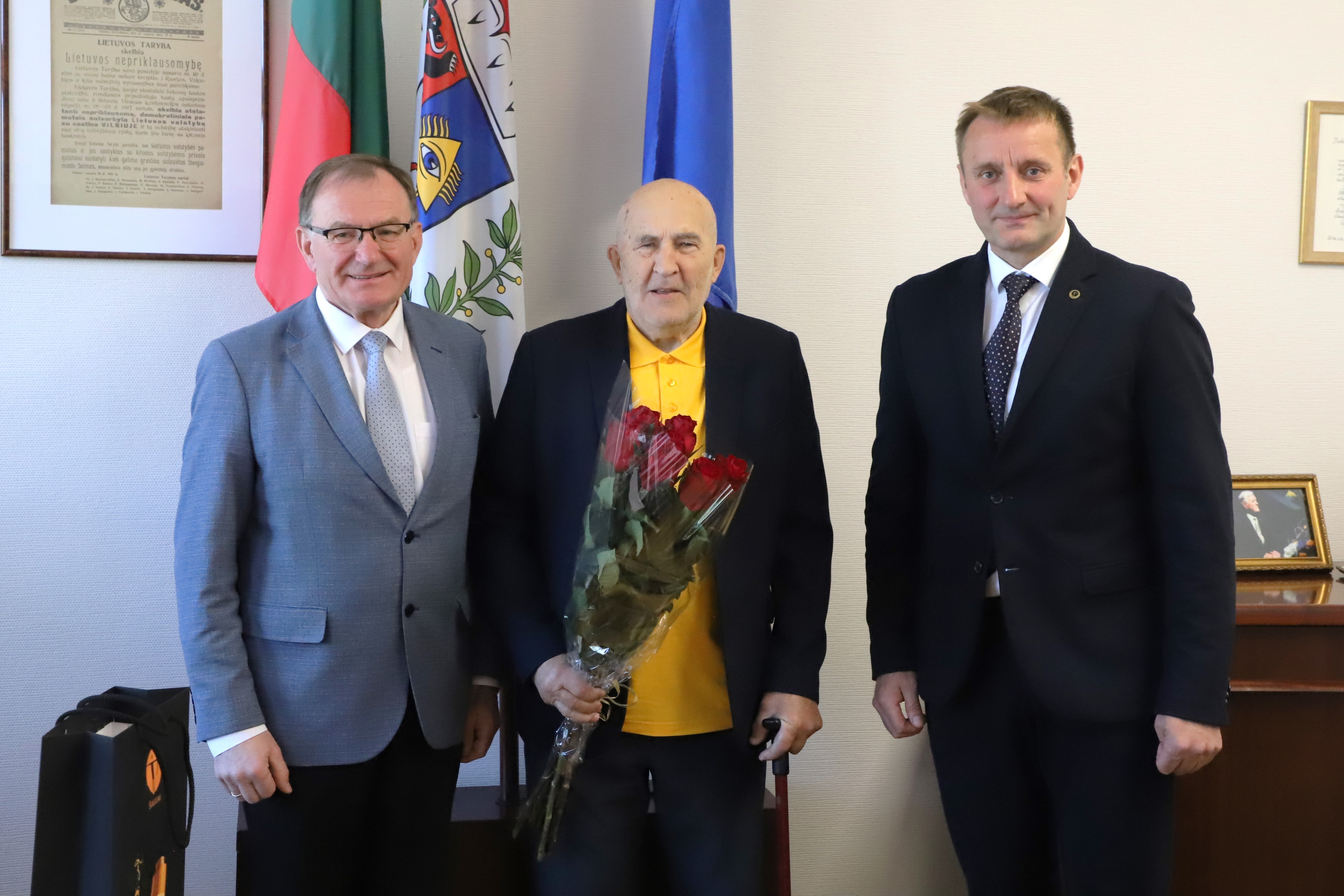 Jubiliejaus proga pasveikintas Šiaulių miesto...