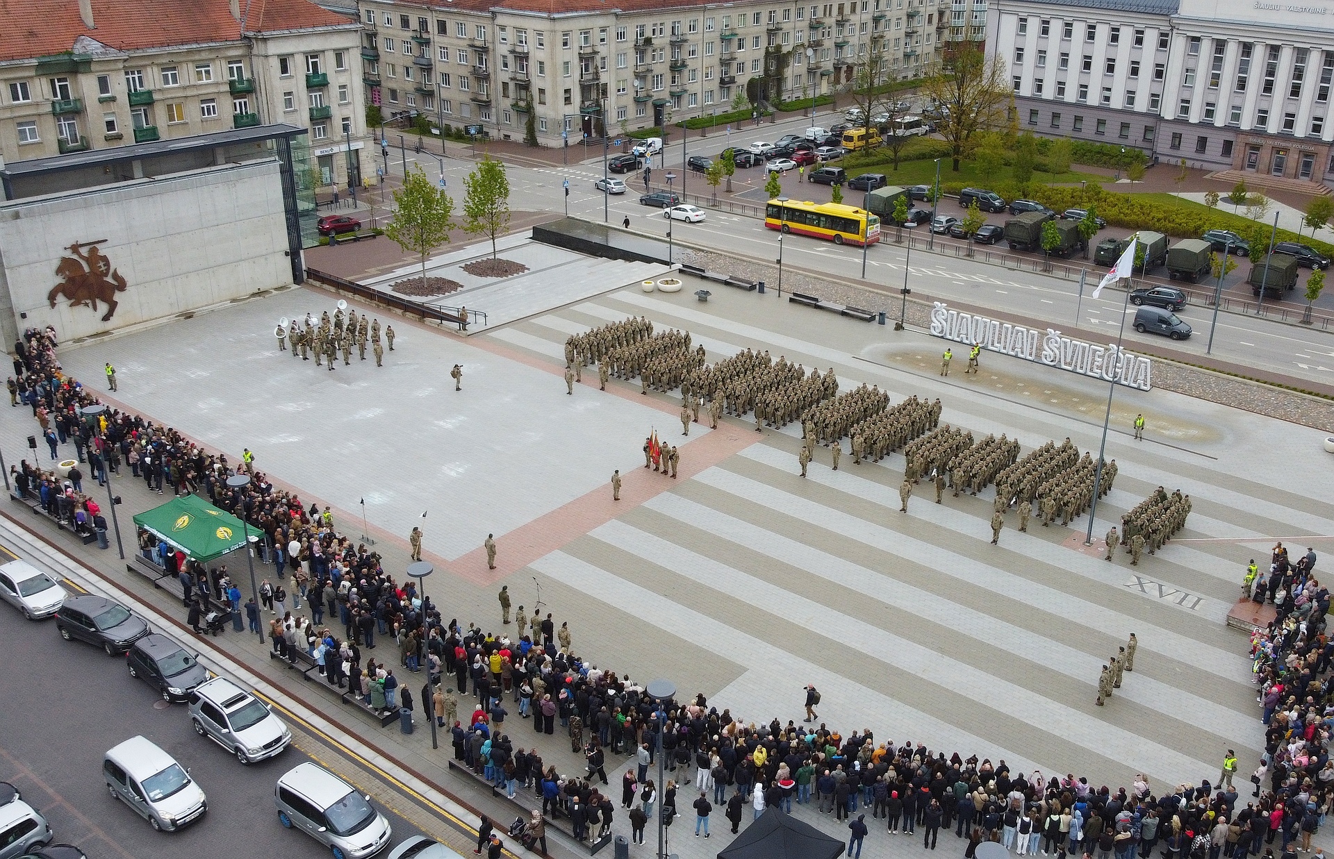 Šiauliuose – iškilminga Kunigaikščio Margirio pėstininkų bataliono karių priesaikos ceremonija