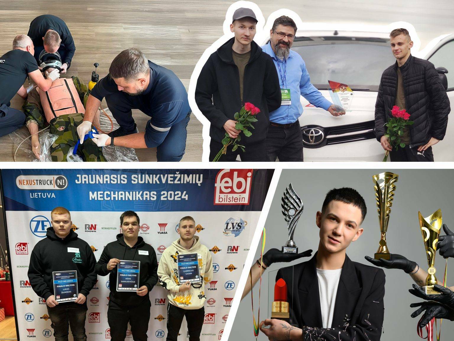 Nuo mokyklos suolo – į tarptautines profesijų scenas