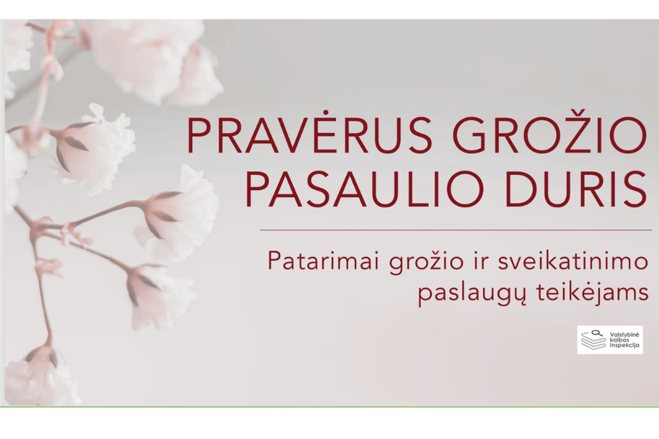 Kalbos patarimai grožio specialistams
