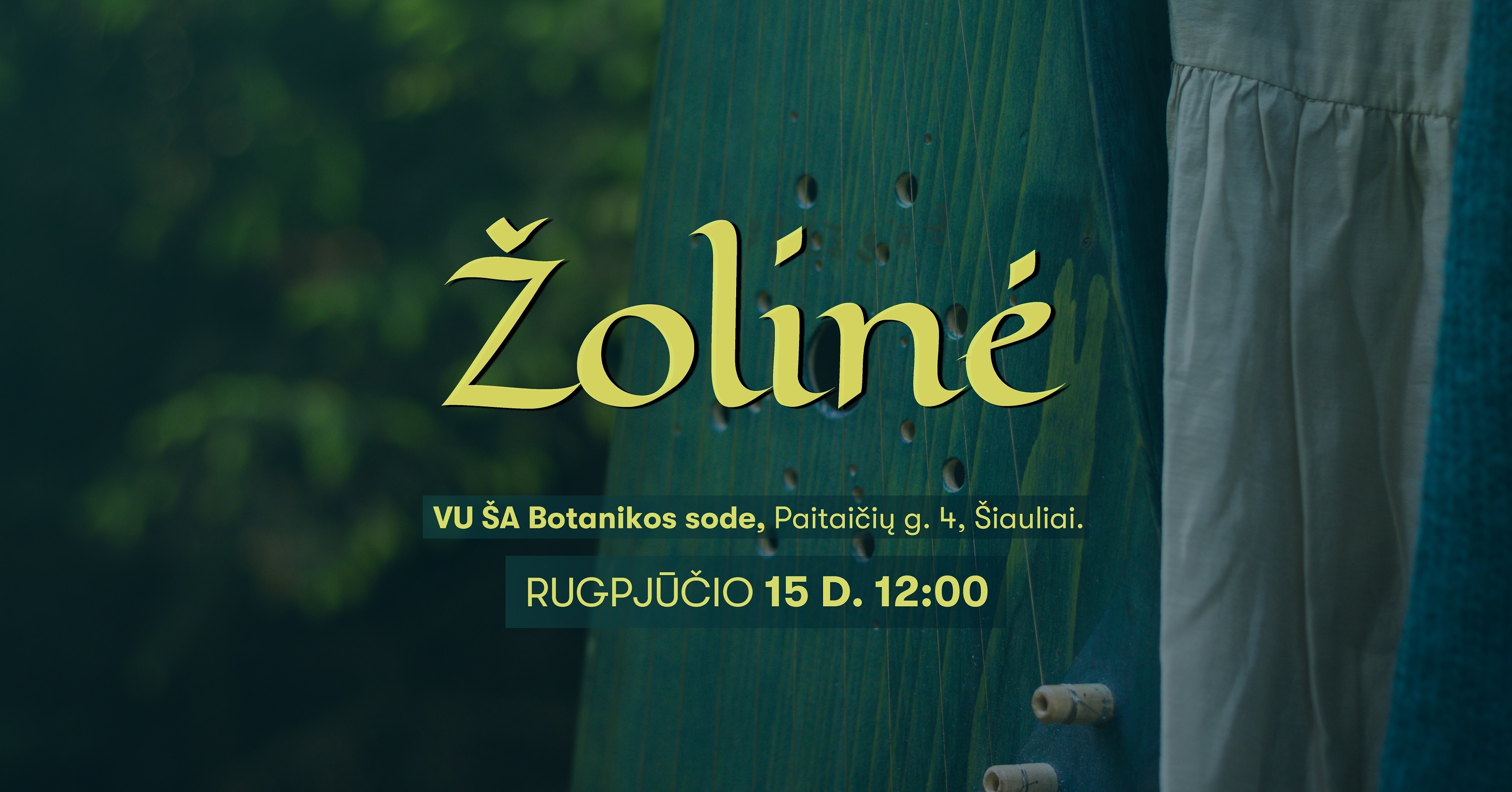 Žolinės šventė VU ŠA Botanikos sode