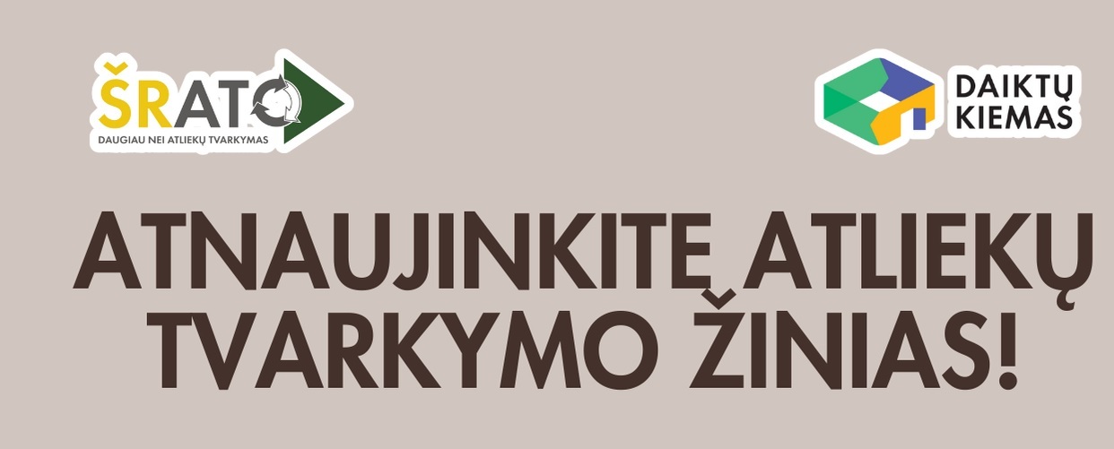 ŠRATC kviečia į susitikimus: sužinokite, ką darote neteisingai rūšiuodami atliekas