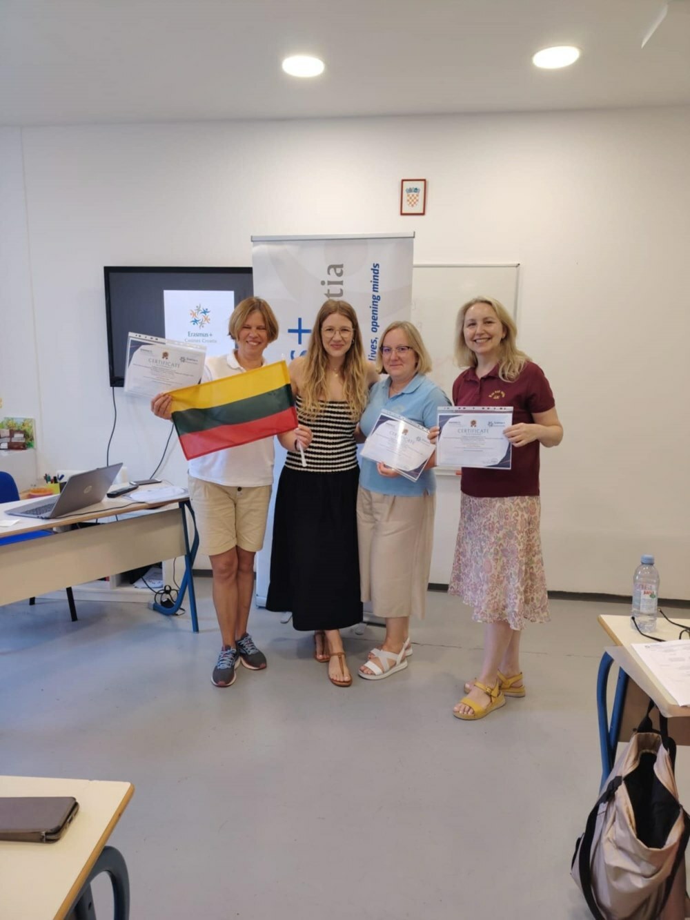 Šiaulių Juliaus Janonio gimnazijos mokytojų viešnagė Kroatijoje 2025 metų vasarą