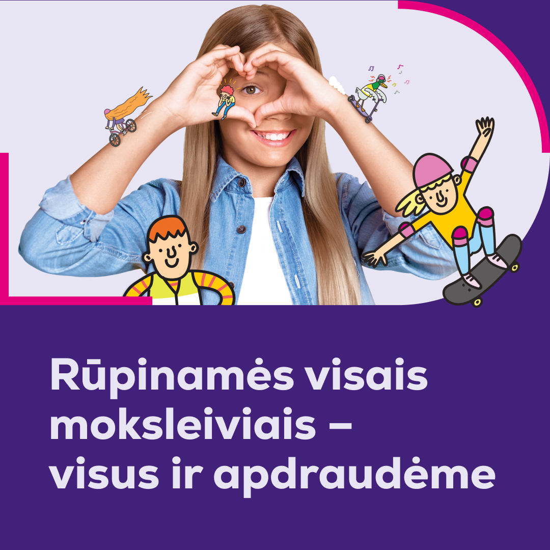 „Lietuvos draudimo“ akcija „Apsaugok mane“: rugsėjį Šiaulių mieste vėl bus apdrausti visi moksleiviai