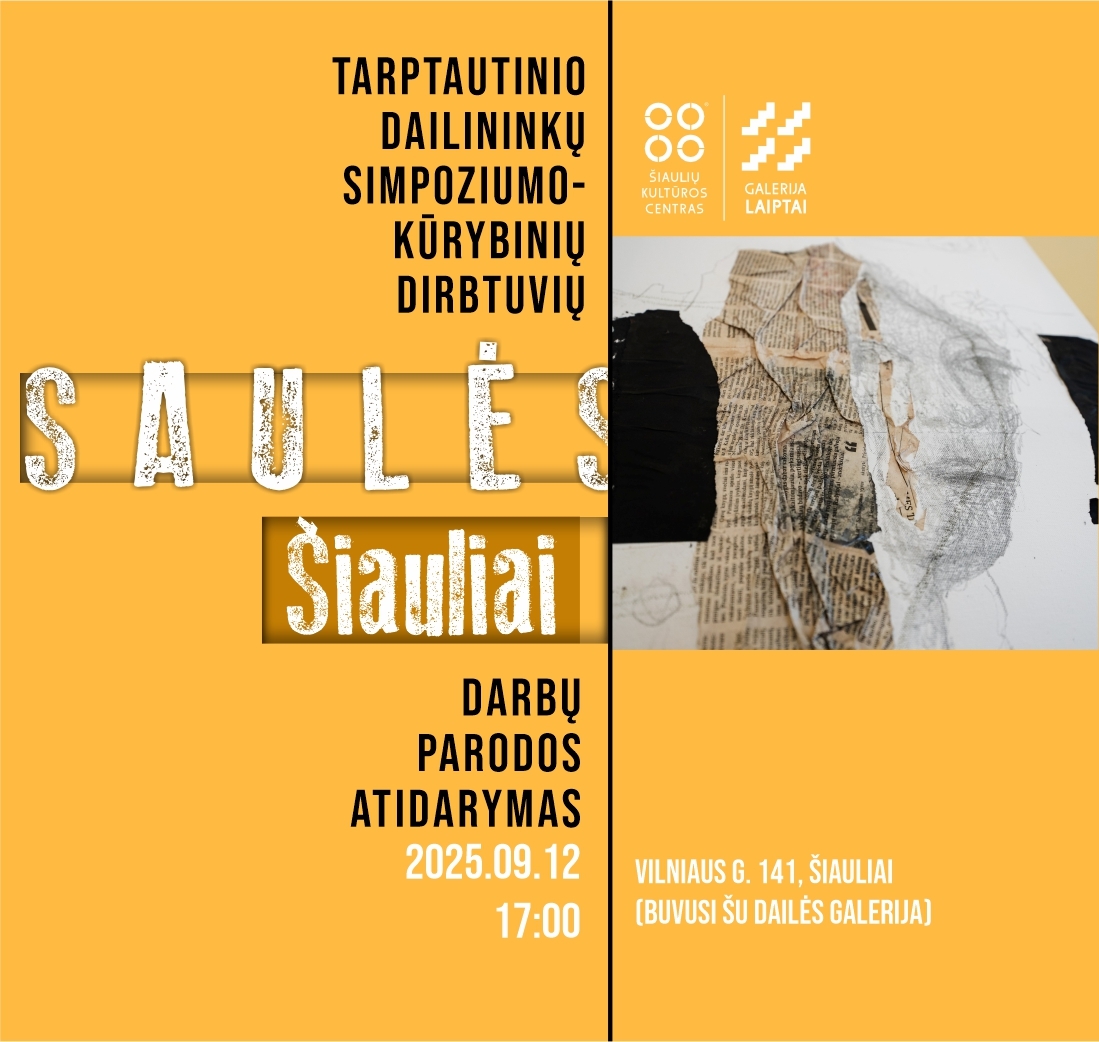 Duris atveria tarptautinio dailininkų simpoziumo-kūrybinių dirbtuvių „Saulės Šiauliai“ paroda