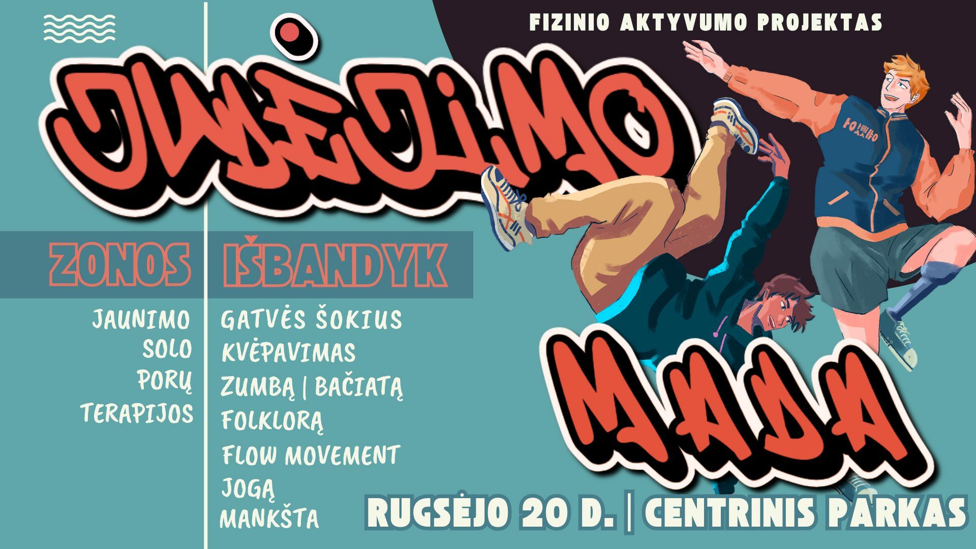 Šiauliuose – judėjimo ir šokio renginys...