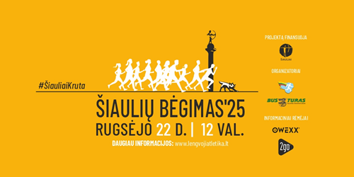 Šiaulių bėgimas’25 – sportu ir bendryste...