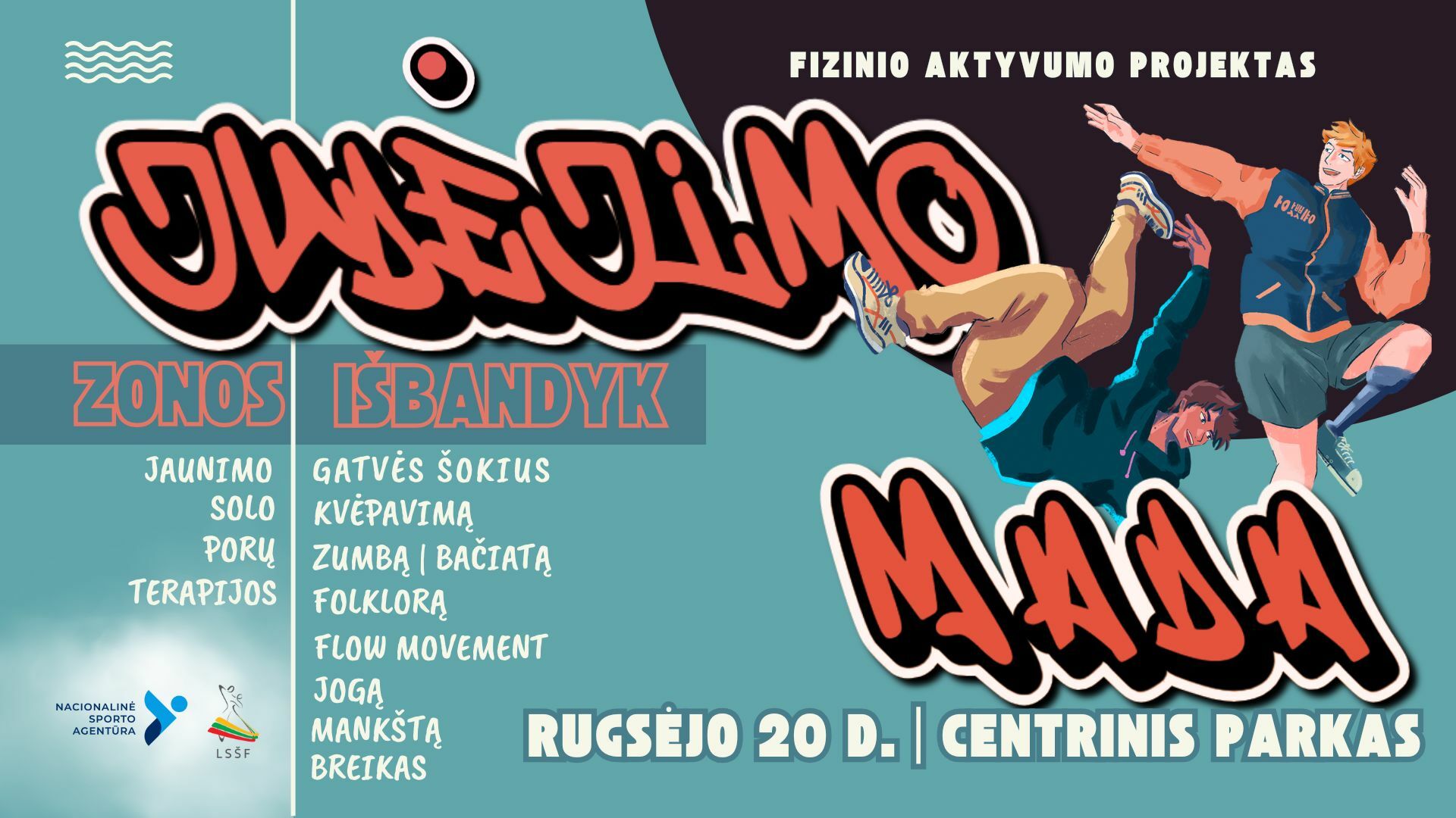 Šiauliuose – judėjimo ir šokio renginys „Judėjimo mada“