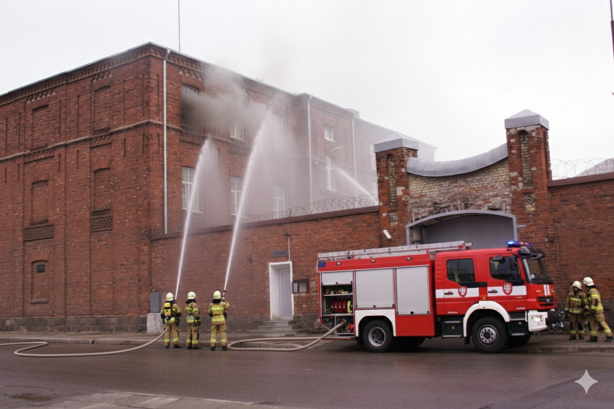 Šiaulių kalėjime vyks civilinės saugos pratybos