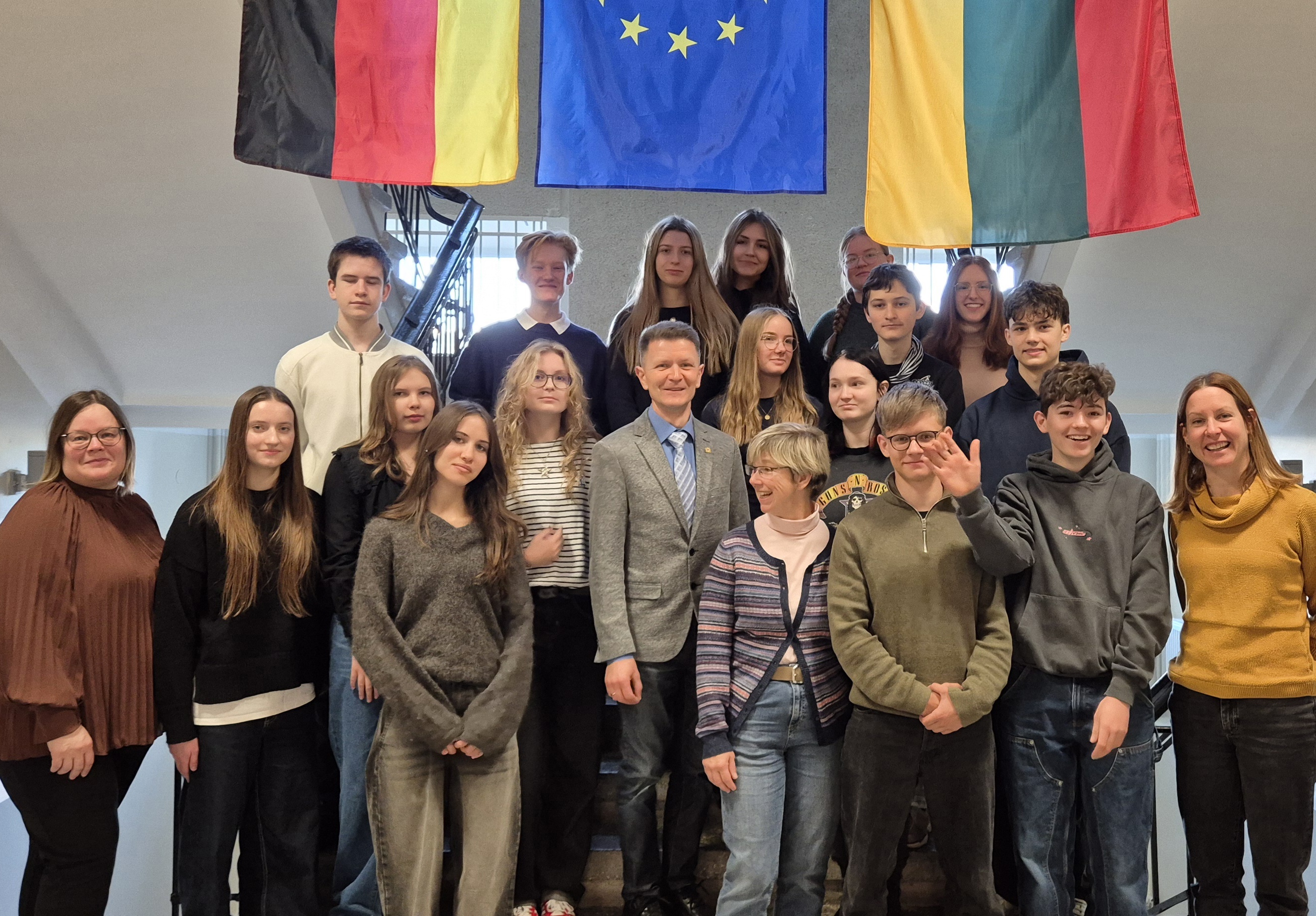 Juliaus Janonio gimnazijoje prasidėjo Erasmus + projektas „Mokymasis ir mokymas be sienų”