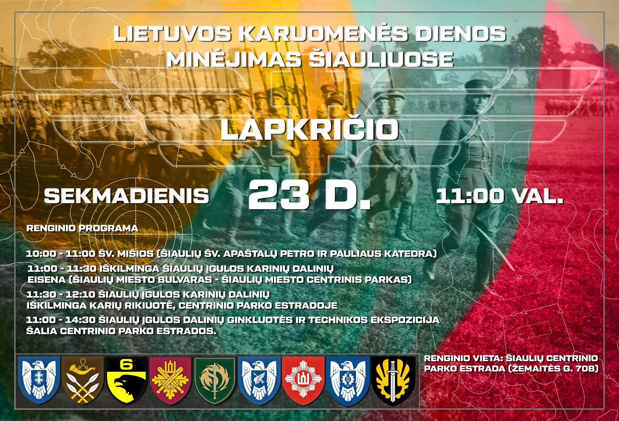 Kviečiame į Lietuvos kariuomenės dienos minėjimą!